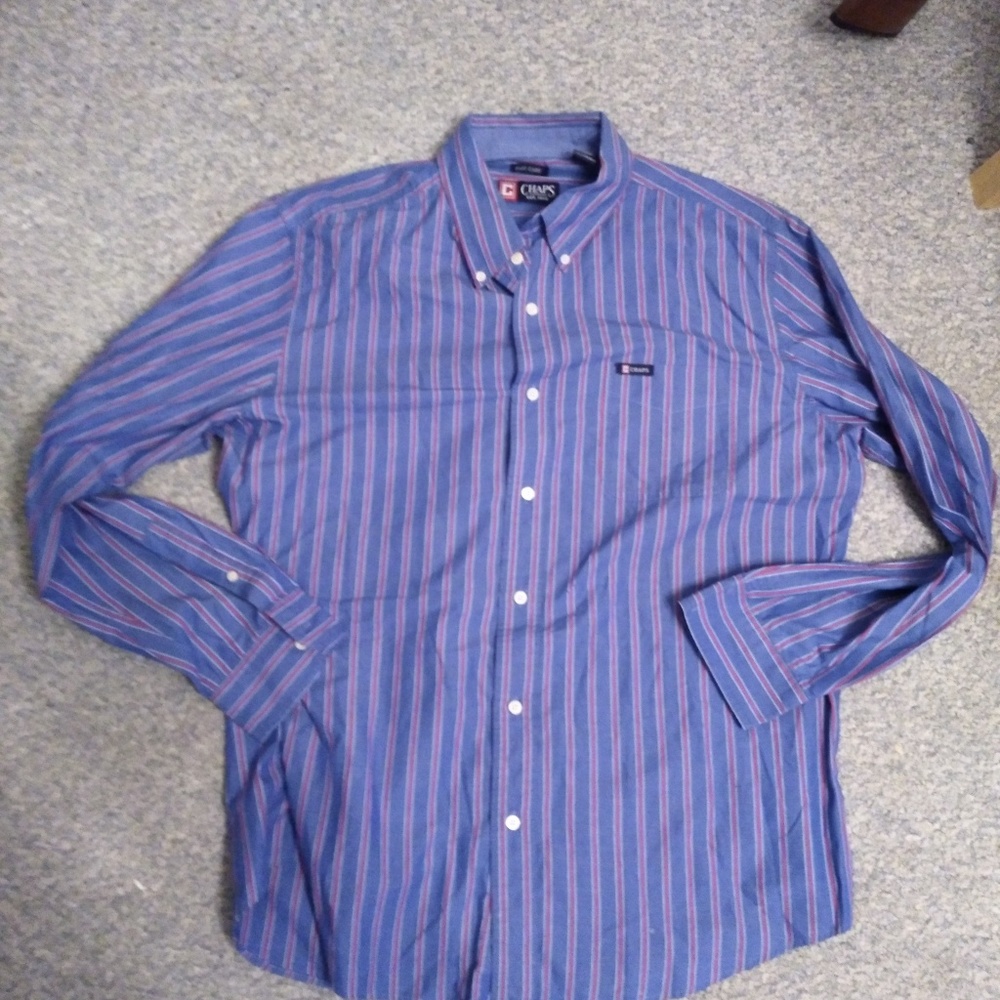 Vintage Chaps Blue Dress Shirt